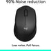 Logitech M330 Silent Plus Full Size 2.4 GHz Wireless Mouse - Black