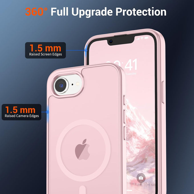 SUPFINE Magnetic for iPhone 17e Case/iPhone 16e Case Light Pink