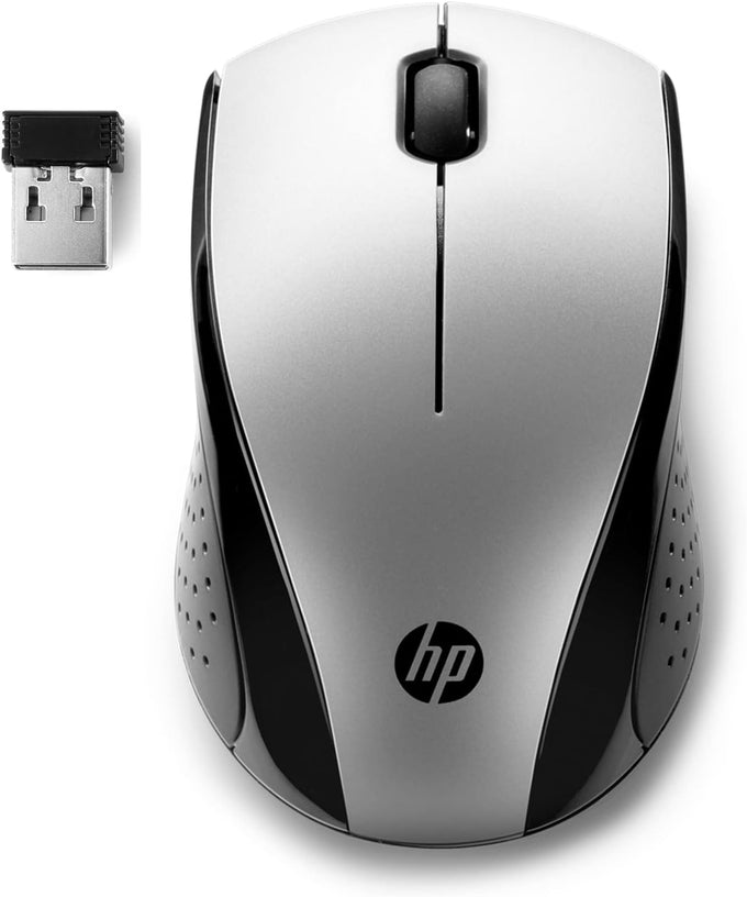 HP X3000 G3 Wireless Mouse - Black, 15-Month Battery, Side Grips for Control, Travel-Friendly, Blue LED, Powerful 1600 DPI Optical Sensor, Compatible with Wins PC/Laptop, Mac, Chromebook (683N7AA)