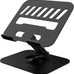 Metal Tablet Stand Holder Adjustable for iPad Kindle Tab, Black