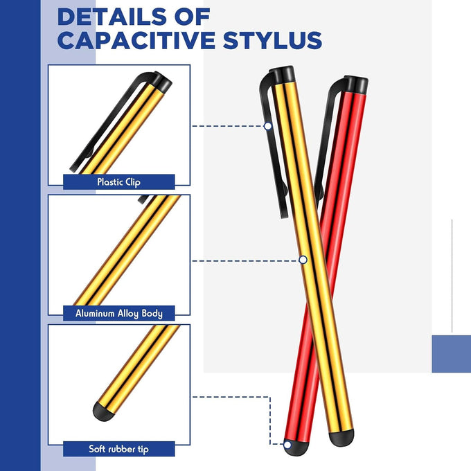 Konohan 200 Pack Touch Screen Stylus Pens, Metal Fine Point Universal