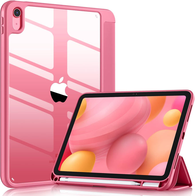 Wenlaty for iPad (A16) 11th Gen Case, iPad 10th Gen Case,Watermelon Pink