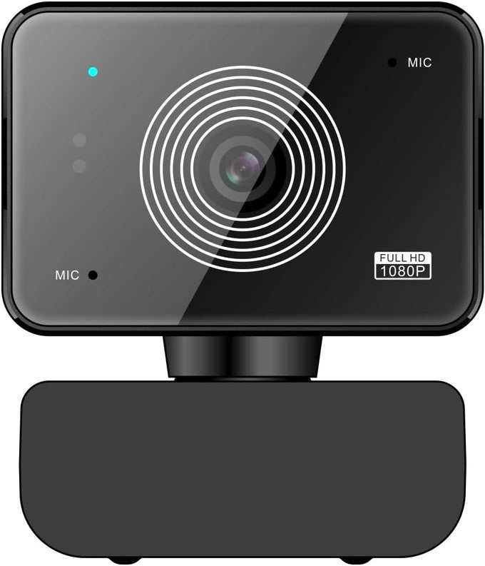 1080P HD USB Webcam Built-in Mic Auto Light Adjustment PC Camera for Video Conference Streaming Zoom Teams Switch 2