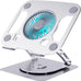 SHUWEI Laptop Stand with Fan, Height/Angle Adj fits 16" Laptop, Black