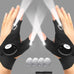 MOIPEJO LED Flashlight Gloves, Gifts for Men Dad Him Boyfriend Husband, Cool Gadget Hands-Free Finger Lights for Camping Fishing Repairing, Fathers Day Christmas Birthday Gift-Black