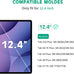 apiker 2 Pack Screen Protector for Galaxy Tab S10 Plus/S9 Plus/S9 FE+/S7 FE