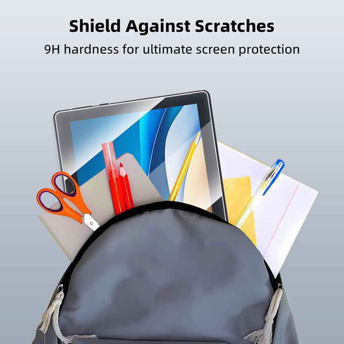 3 Pack Onn 10.1 inch tablet screen protector，10.1" Tempered Glass Screen Protector for Onn 10.1 Tablet (2022, 3rd Gen)，Anti-Scratch 9H Hardness Touch Sensitive 2.5D Rounded Edges Bubble Free Easy to Install