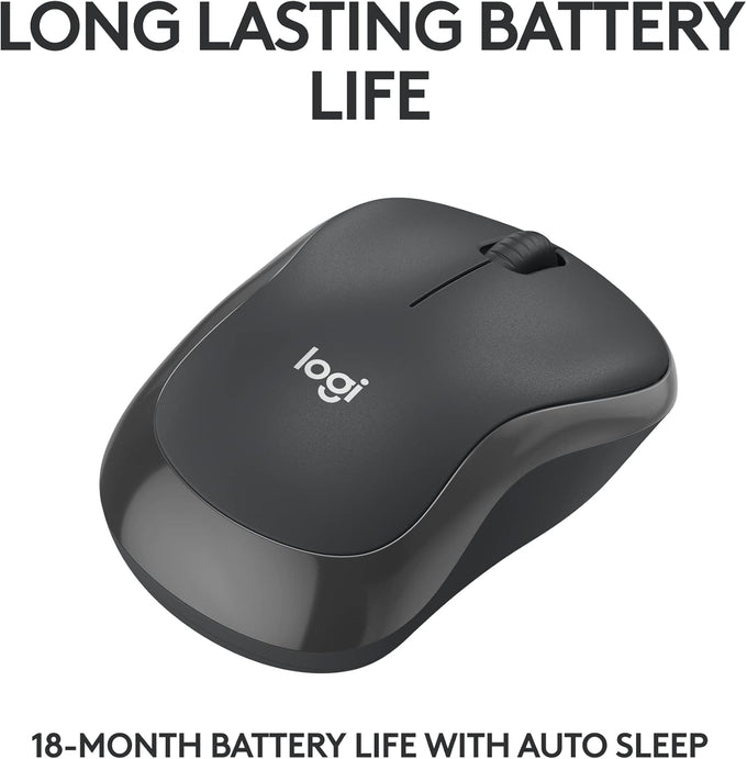 Logitech M240 Compact Silent Bluetooth Wireless Mouse - Graphite