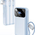 Portable Charger 50000mAh, Power Bank with Built-in Cables & Wall Plug
