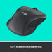 Logitech M510 Full Size Ambidextrous 2.4 GHz Wireless Mouse