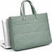 Laptop Bag for Women/Men, Water-Repellent Fabric, Compatible MacBook Pro 16 Inch, 15.6 Inch HP, Dell, Acer Aspire, Asus Notebook, Lightweight Laptop Shoulder Bag Carrying Case, Mint Green