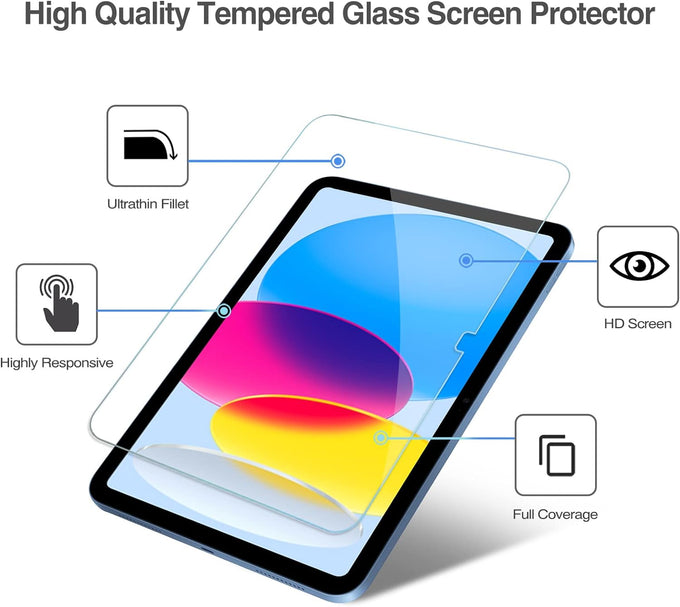 ProCase 2 Pcs Screen Protector for iPad A16 2025 11th 11" /10th 2022 10.9