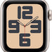 Apple Watch SE (2nd Gen) [GPS + Cellular 40mm] Smartwatch with Starlight Aluminum Case with Starlight Sport Band S/M (Renewed)