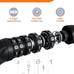 Sportneer Bike Lock: 5 Digit Combination High Security Anti Theft Bike Chain Lock - 3.2/3.6/4ft Heavy Duty Keyless Bicycle Lock for Bike, Motorcycle, Scooter, Door & Gate - 4/6mm Thick, Easy to Use