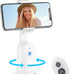 Auto Face Tracking Tripod 360° Rotating Cell Phone Photo and Video Kits Stand, No App, Camera Stand with Remote and Gesture Control, Rechargeable Smart Shooting Stand for Live Recording Tiktok（Black）