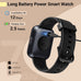 Smartwatch for Women/Men, Compatible with Android & iPhone, 1.8'' Fitness Tracker Watch with Alexa, Call & Notification Alerts, Heart Rate & Sleep Monitor, 120 Sports Modes, Waterproof Smart Watch
