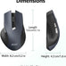 Acer Wireless Mouse for Laptop, 2.4GHz Computer Mouse 3 Adjustable 1600 DPI