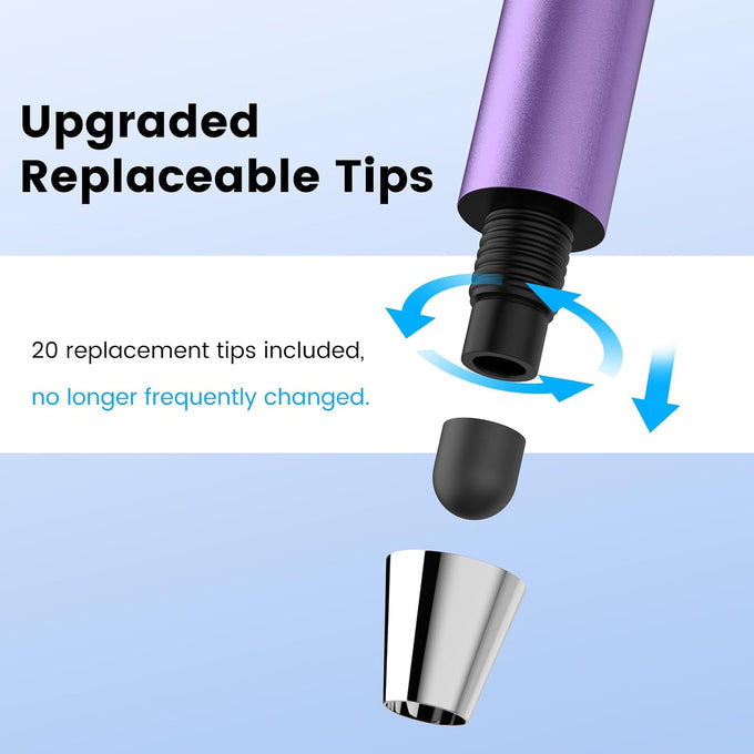 MEKO Stylus Pens for Touchscreens, 10 Pack Rubber Stylists Pens