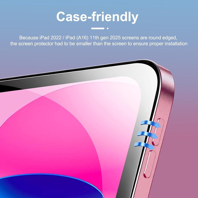 NEW'C for iPad (A16)/iPad (10th Generation) Screen Protector Frame Included