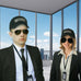 5pcs Agent Costume Set Secret Security Service Outfit Accessory Kit Includes Adjustable Hat Pretied Zipper Tie Black Sunglasses Earpiece and ID Card for Teens Adults Cosplay Game Halloween Party Gear