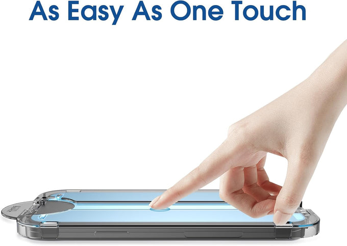 amFilm OneTouch for iPhone 16 Pro Screen Protector 6.3'' Tempered Glass