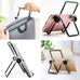 VOVIGGOL Adjustable Tablet Stand Holder, Non-Slip Foldable Holder Cradle Fit for 9-12.9" Tablets, iPad, Samsung and Kindle Fire, Display Stands Picture Frame Stand for Photos (Large Black)