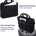 Taygeer Laptop Bag 15.6 Inch, Business Briefcase Gifts for Men Women, Black