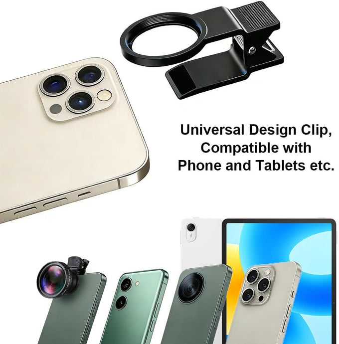 3-in-1 Macro & Wide Angle Lens for iPhone with CPL Filter