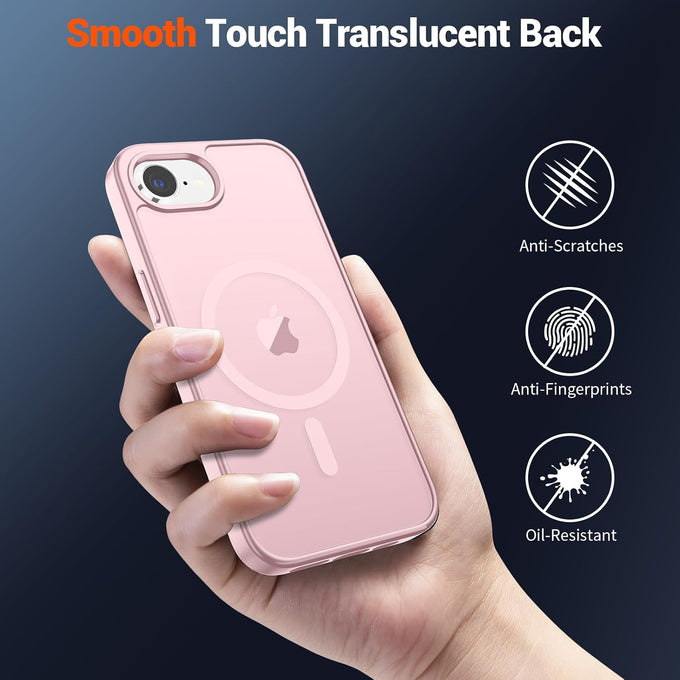 SUPFINE Magnetic for iPhone 17e Case/iPhone 16e Case Light Pink