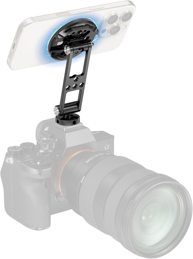 SMALLRIG Magnetic Metal Phone Mount with Cold Shoe Mount - 5156