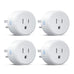 Govee Smart Plug, WiFi Outlet Compatible with Alexa & Google Assts, 4 pcs