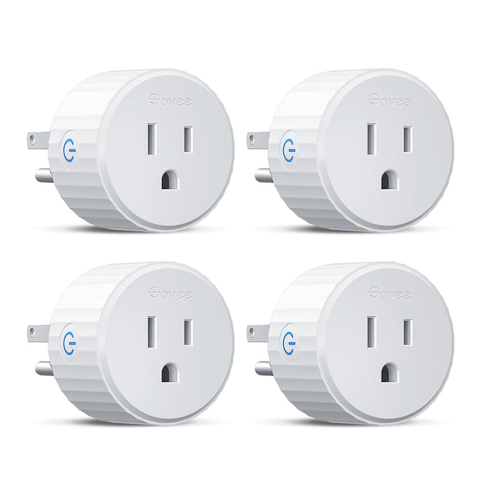 Govee Smart Plug, WiFi Outlet Compatible with Alexa & Google Assts, 4 pcs