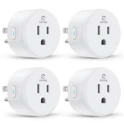 EIGHTREE Smart Plug WiFi Outlet Works with Alexa & Google Home, 15A, 4-Pack