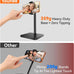 tounee Phone Stand for Desk, 8-11" Height Adjustable Cell Phone Holder for Live Streaming, Video Recording, TikTok – Compatible with iPhone 17/16/15, Samsung, All 4-7" Smartphones -Black