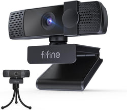 FIFINE K438 4K Resolution Webcam with Built in Microphone for Streaming