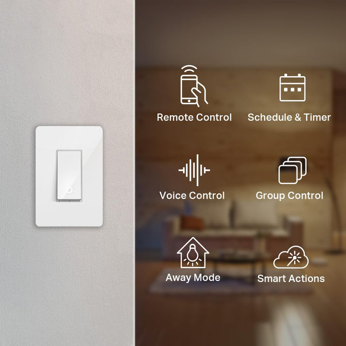 Kasa Smart Light Switch, Single Pole, Need Neutral Wire, HS200