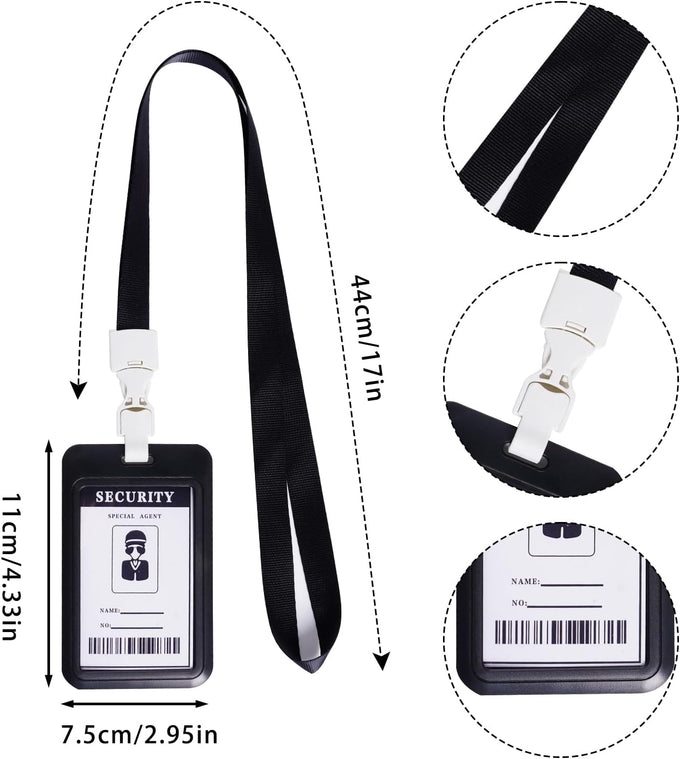 Pistha Agent Costume Secret Security Service Costume Accessories Halloween