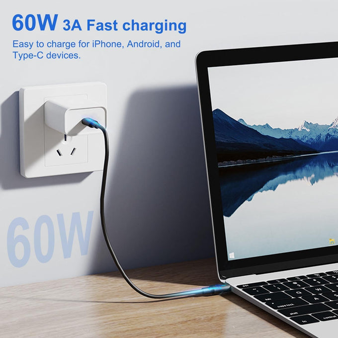 Multi USB Charging Adapter Cable Kit, USB C to Ligh-ting Adapter Box