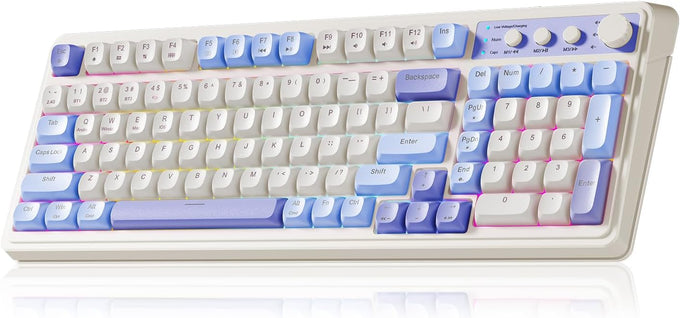 AULA S99 Wireless Keyboard,99 Key Computer Gaming Keyboards with Number Pad