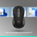 Logitech Signature M650 L Full Size Wireless Mouse Large Sized - Black