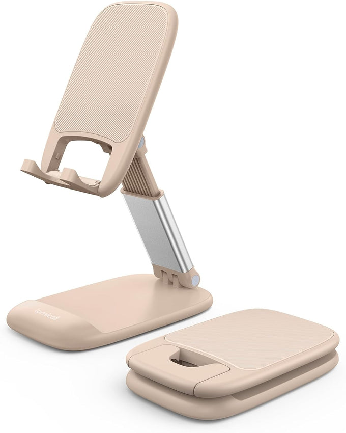 Lamicall Cell Phone Stand for Desk, Height Angle Adjustable Phone Holder