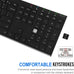 Arteck 2.4G USB Wireless Keyboard Full Size Keyboard for Computer/PC/Laptop