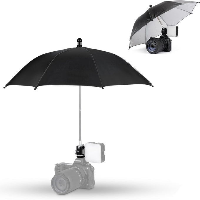 DSLR Mirrorless Camera Hot Shoe Umbrella Sunshade Rain Cover Protector