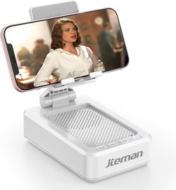 JTEMAN Cell Phone Stand with Bluetooth Speaker,Gifts for Men Tech Gadgets