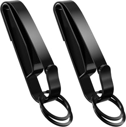 Duty Belt Key Holder, 2PCS Superior Key Ring Holder, Upgraded Quick Release Belt Key Clip with Keyrings for Police, Law Enforcement and Workers
