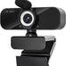 1080P Full Webcam with Microphone, Privacy & Safety Protection, USB HD Computer Web Camera, Plug and Play, for Laptop, Teams, Desktop, Conferencing and Video Calling, 2026 Version(Black)