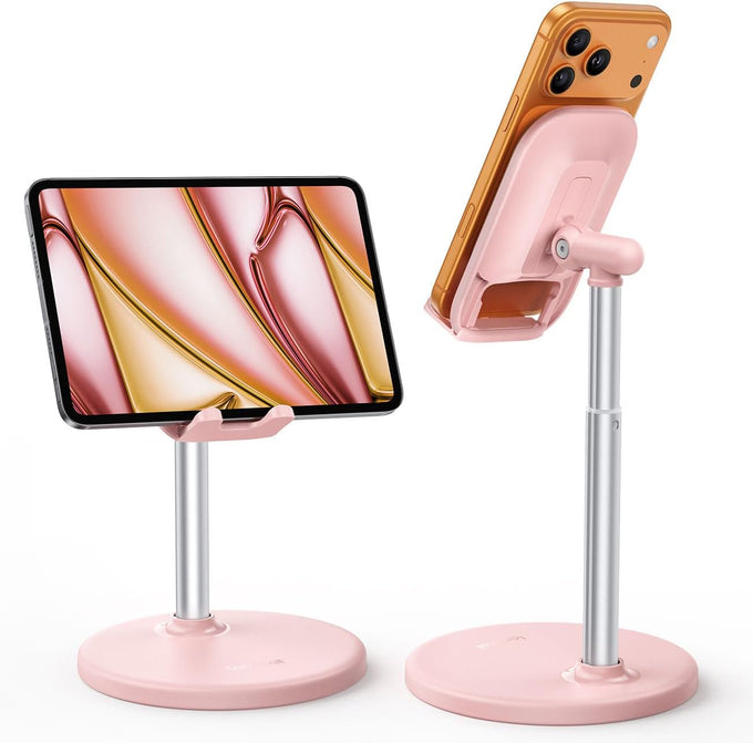 Lamicall Cell Phone Stand for Desk - [Height Angle] Adjustable Phone Holder