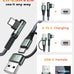 AINOPE 10 FT USB C Cable Fast Charging, 240W USB-C Charge Cable with Adapter, Fast Charger USB C Cable Supports 100W, Right Angle USB C Fit MacBook Pro/Air, iPad Pro/Air, iPhone 17/16/15, 10FT Grey