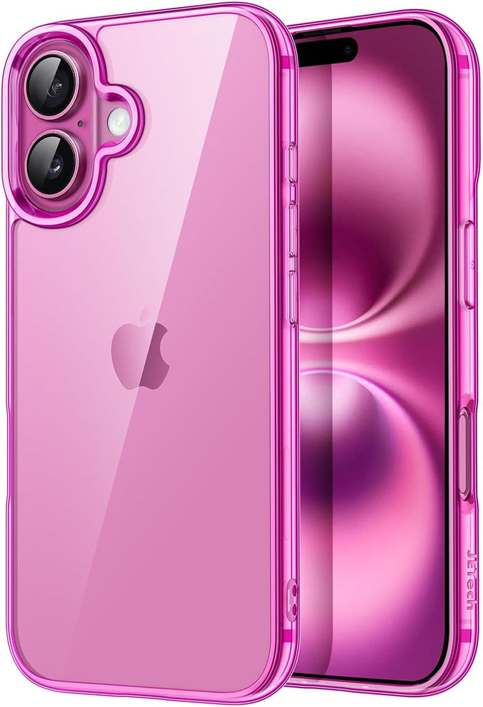 JETech Case for iPhone 16, Anti-Yellowing, Clear
