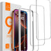 Mkeke Screen Protector for iPhone 16 Pro, 3 Pack 9H+ Tempered Glass